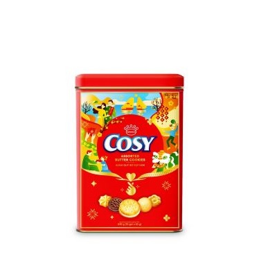 Bánh Cosy TC kẹp kem (đỏ) - Thùng 6 hộp x 630g